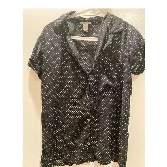 Eberjey Button up Top - Picture 2 of 4